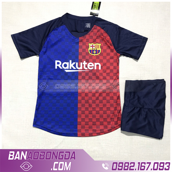 Áo Đấu Barca 2020 Training 1 Màu Xanh Đỏ
