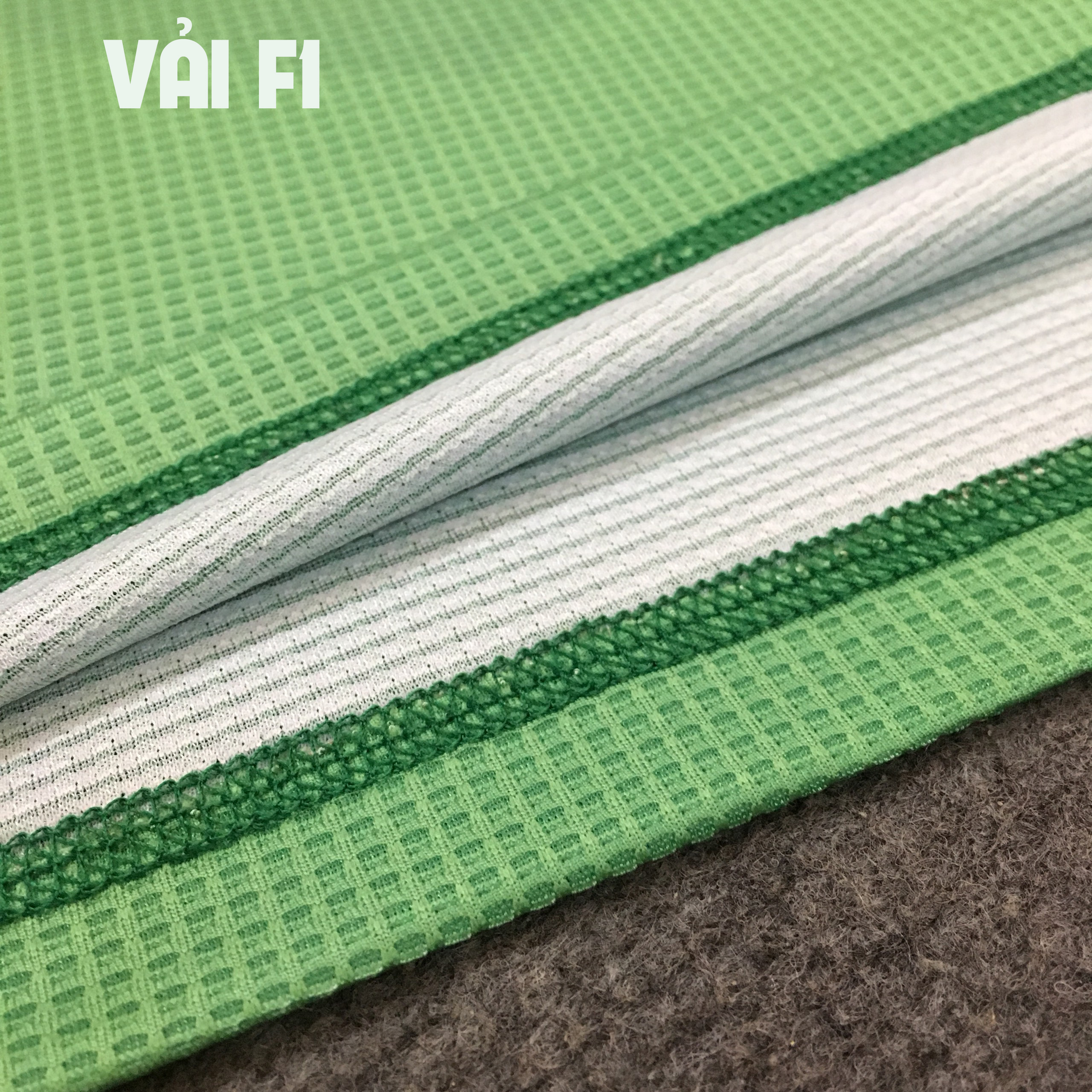 Mẫu vải may áo đá bóng mè F1
