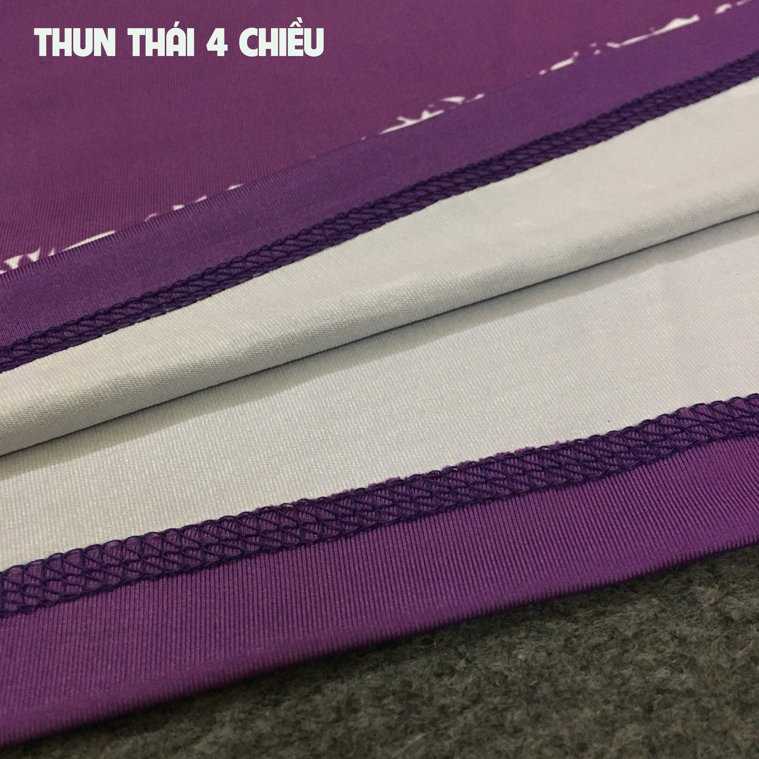 Vải áo bóng đá thun Thái 4 chiều 