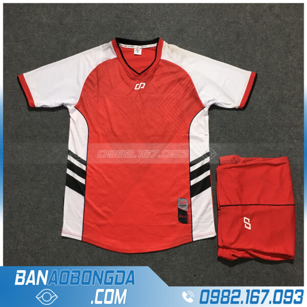 Áo Đấu Không Logo CP HZDD02 Emino Màu Đỏ