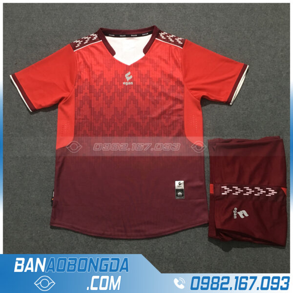 Áo Đấu Không Logo Egan HZDD02 Yoras Màu Đỏ
