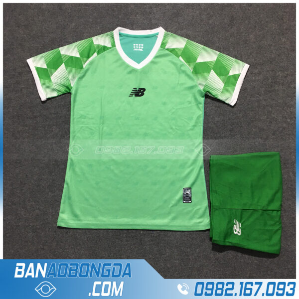 Áo Đấu Không Logo NB HZLM01 Aniana Màu Xanh Lá