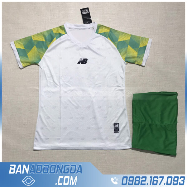 Áo Đấu Không Logo NB HZLM01 Aniana Màu Trắng Xanh Lá
