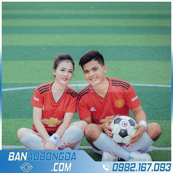 Áo bóng đá MU đỏ đẹp