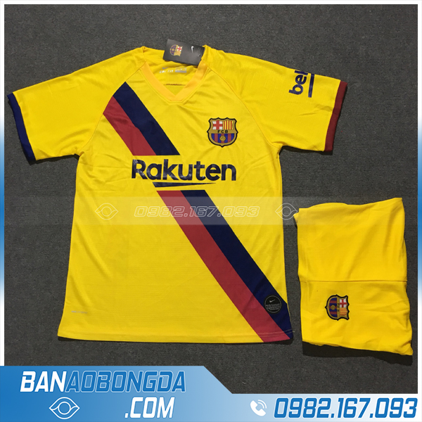 Áo sân khách 2020 của Barca