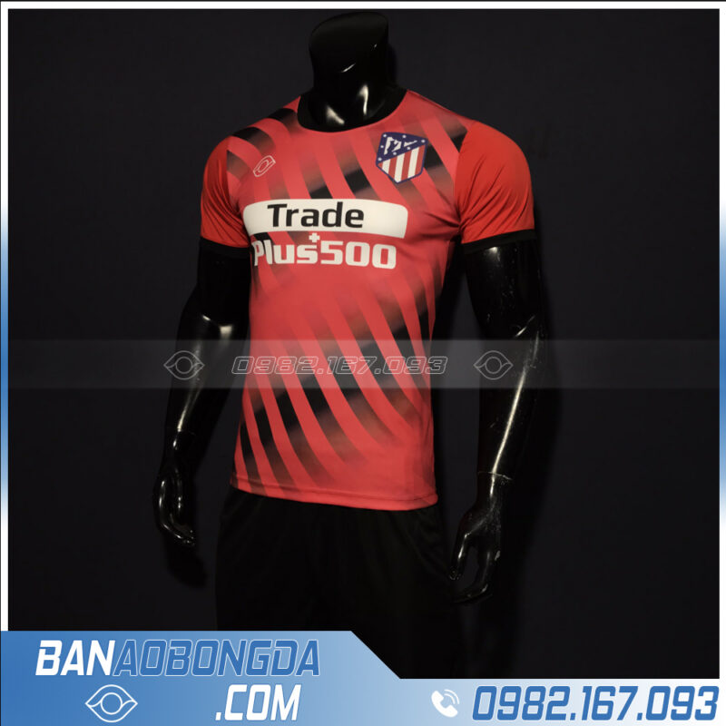 áp đấu Atletico madrid màu đỏ traning đẹp