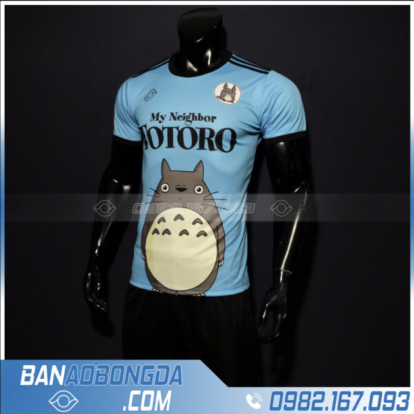 Áo bóng đá totoro màu xanh da trời
