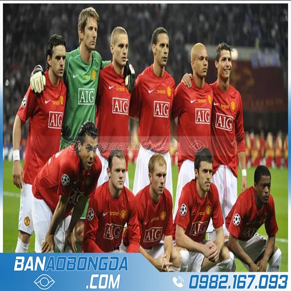 Áo đá bóng Manchester United 2007 - 2009