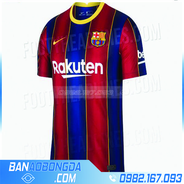 Áo bóng đá barcelona 2021 đẹp