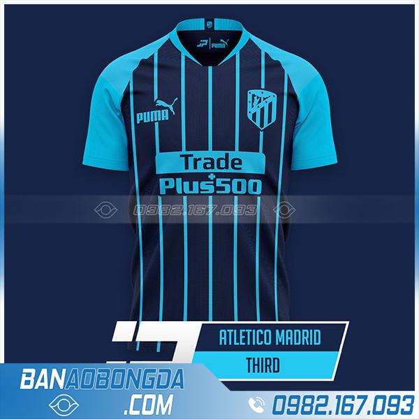 Áo Atletico 2021 training màu xanh than