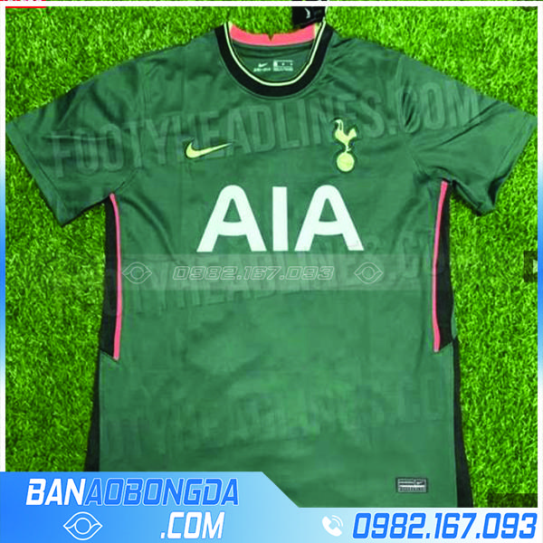 Quần áo bóng đá Tottenham 2021 training màu xanh rêu