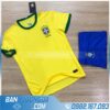 Áo bóng đá đội tuyển Brazil 2020 training màu vàng mới và đẹp
