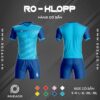 áo không logo ro - klopp màu xanh da trời