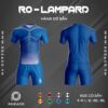 áo bóng đá không logo ro - lampard màu xanh bích đẹp