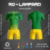 Áo bóng đá không logo thiết kế ro - lampard màu xanh lá