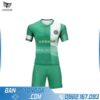 Áo bóng đá không logo may theo yêu cầu HZ 229 màu xanh lá