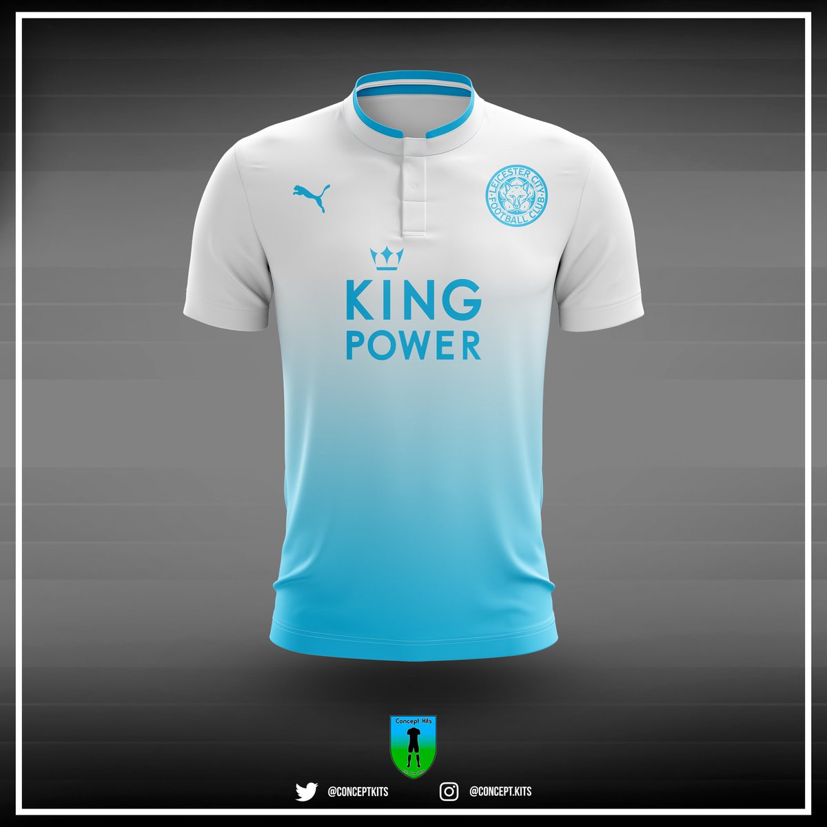 mẫu áo tập leicester city đẹp