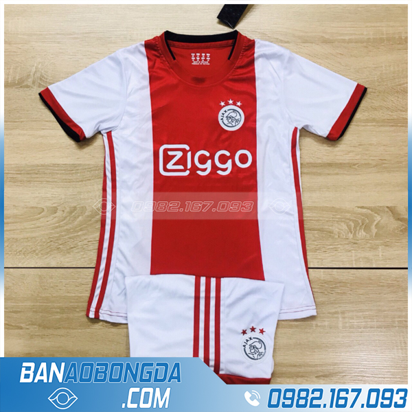 áo đá bóng ajax trẻ em