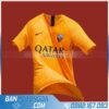 áo As Roma tự chế màu cam