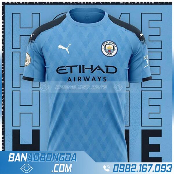 áo bóng đá man city thiết kế theo yêu cầu