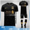 áo liverpool tự thiết kế màu đen