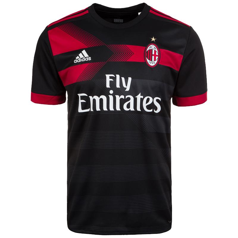 áo đấu ac milan sân khách mẫu 3 mùa 2017 2018