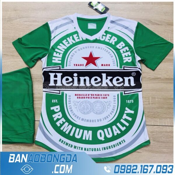 áo bóng đá bia heineken