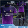 áo Real Madrid HZ 375 màu tím
