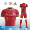 áo bóng đá bayern munich thiết kế màu đỏ HZ 382