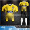 Áo clb Atketico Madrid HZ 409 màu vàng đẹp