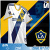 áo LA Galaxy tự chế màu trắng HZ 459