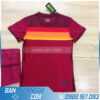 áo bóng đá As roma không logo màu bã trầu