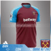 Áo bóng đá Westham tự thiết kế