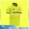 Áo đấu Everton tự thiết kế màu vàng