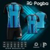 Quần Áo Bóng Đá K Logo Màu Xanh Dương Pogba HZ 729