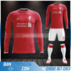 Áo Liverpool dài tay đẹp mắt nhất 2021 màu đỏ