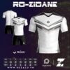 Bộ Quần Áo Đá Bóng K Logo Màu Trắng Zidane Rẻ Đẹp