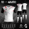 Áo Đá Banh Không Có Logo Aguero Màu Trắng Đẹp