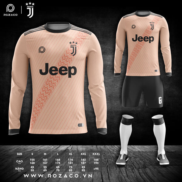 Áo Juventus dài tay giá rẻ