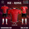 Áo Không Logo HACAZI – ROSE Màu Đỏ