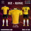 Áo Không Logo HACAZI – ROSE Màu Vàng