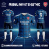 Áo Câu Lạc Bộ Arsenal Sân Khách Màu Xanh Đen Đẹp