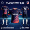 Áo Câu Lạc Bộ Atletico Sân Khách Màu Tím Than Chính Thức 2022