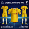 Áo Câu Lạc Bộ Liverpool 2022 Sân Khách Màu Vàng