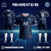 Áo Câu Lạc Bộ Psg Sân Nhà Màu Tím Than Đẹp