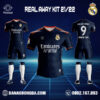 Áo CLB Real Madrid 2022 Sân Khách Màu Tím Than Đẹp