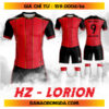 Áo Không Logo HACAZI - LORION Màu Đỏ