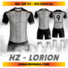 Mẫu Áo Không Logo HACAZI - LORION Màu Xám