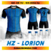 Áo Không Logo HACAZI - LORION Màu Xanh Bích