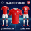 Áo Đội Tuyển Ba Lan 2022 Sân Khách Màu Đỏ